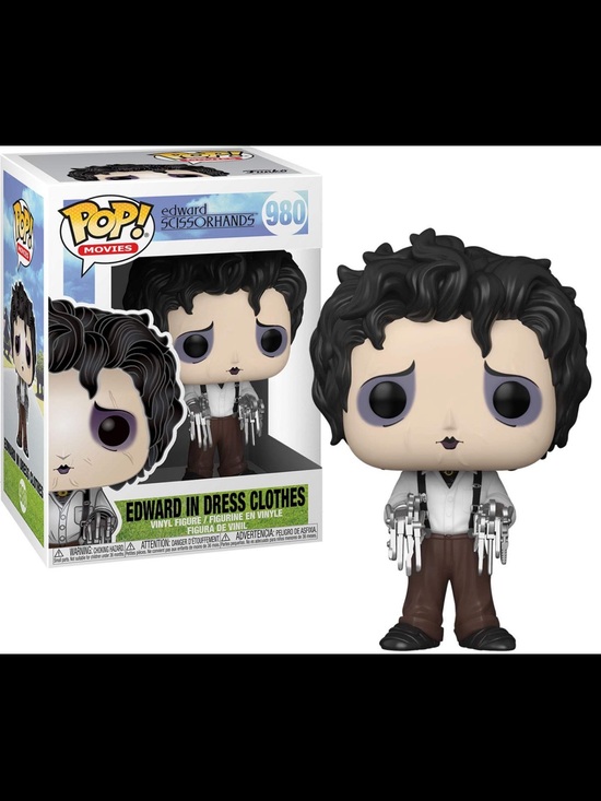Funko Other - Funko Pop Edward Scissorhands #980 Edward in Dress Clothes -Vaulted w/ Protector